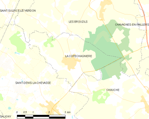Poziția localității La Copechagnière