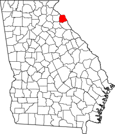 Map of Georgia highlighting Hart County.svg