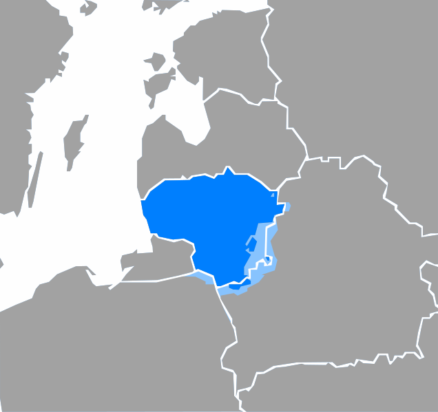 File:Map of Lithuanian language.svg