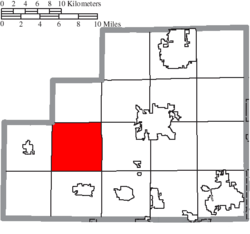 Locatie van Chatham Township in Medina County