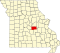 Mappa del Missouri evidenziando Maries County.svg