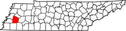 Contea di Haywood – Mappa