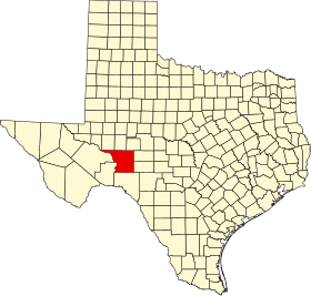 Lage von Crockett County Crockett County