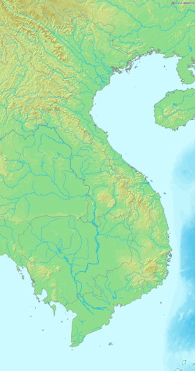 hartă: Geografia Vietnamului