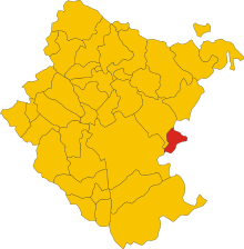 Localisation de Monterchi