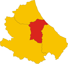 Provincia di Pescara – Mappa