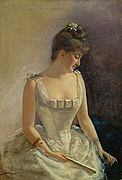 Dame habillée pour le bal (1897)