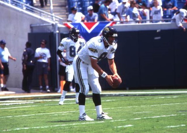 Brunell warming up before the Jaguars first game in 1995