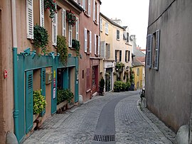 A rua principal de Marly-le-Roi