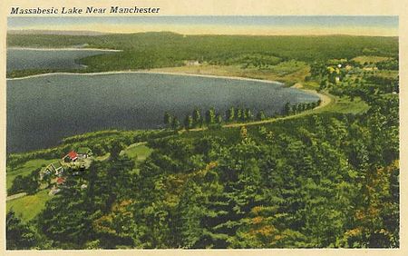 Massabesic Lake Postcard 1920