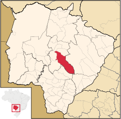 Location of Campo Grande