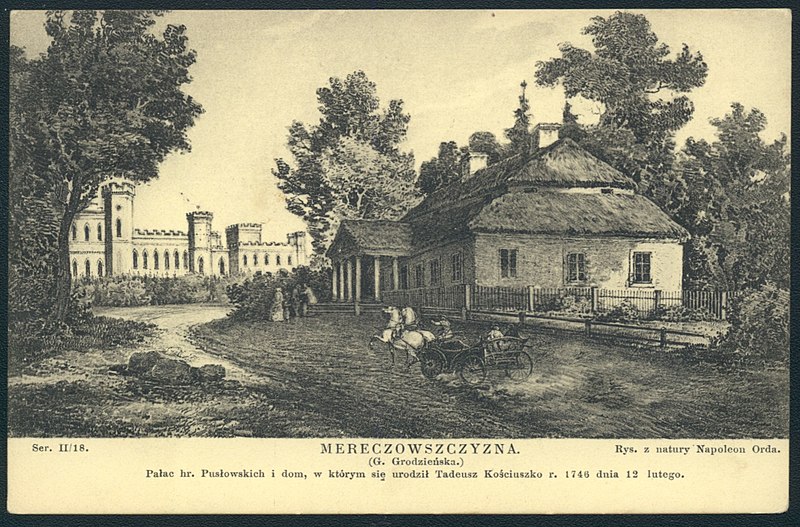 File:Mereczowszczyzna (G. Grodzienska), palac hr. Puslowskich ca 1920 (1022568).jpg