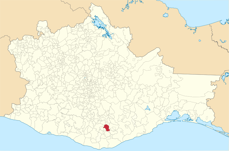 File:Mexico Oaxaca Santa Maria Ozolotepec location map.svg