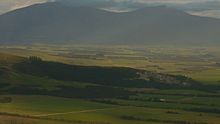 Mid Dome aerial view with Waimea plains in the foreground