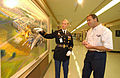 NASCAR race driver Mike Wallace, on a guided tour of the Pentagon (November 2002)