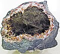Millerite in geode (Hall's Gap, Kentucky, USA) 1 (18825387986).jpg
