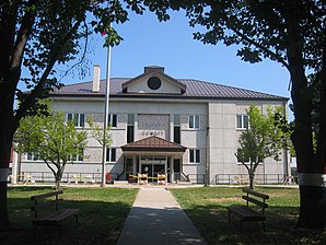 Das Mills County Courthouse in Glenwood