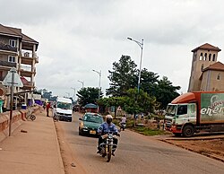 Mim High Street from Goaso Direction