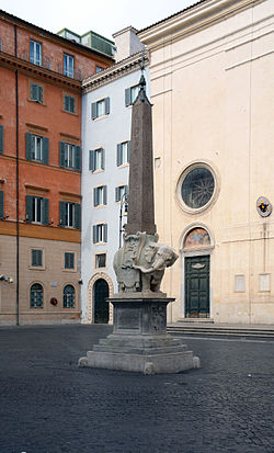 Minerveo obelisk in front of Santa Maria sopra Minerva.jpg