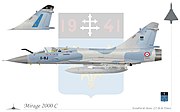 Mirage 2000 C Geschwader Ile de France