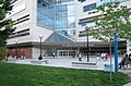 The Robert L. Caret Plaza, in front of the southeast entrance