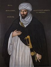 Abd el-Ouahed ben Messaoud was the Moorish ambassador to Elizabeth in 1600. MoorishAmbassador to Elizabeth I.jpg