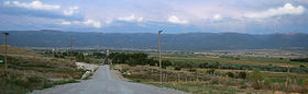 Panoramic view of Mt. Pleasant looking east along Highway 116 Mount pleasant evening.jpg