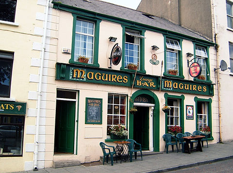 A typical Irish pub in County Donegal