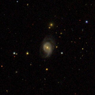 NGC 734 Lenticular galaxy in the constellation Cetus