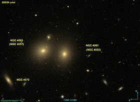 Suuntaa-antava kuva artikkelista NGC 4061