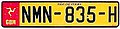 Manx number plate