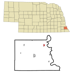 Localização do Peru, Nebraska