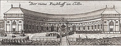 Das Orangerie-Haus (1757 als „Neuer Packhof“)