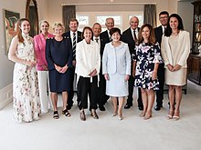 Dame Patsy Reddy and David Gascoigne with the NZOC board in 2020 New Zealand Olympic Family lunch 041-2.jpg