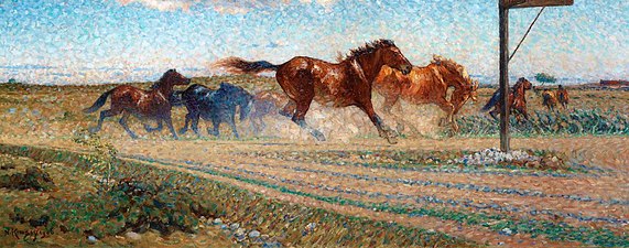 Heste i det fri – Hästar i det fria, 1906