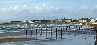 Saltcoats Town in Scotland