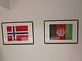 Norwegian and Afghan flag - د افغانستان او ناروې بېرغ.jpg