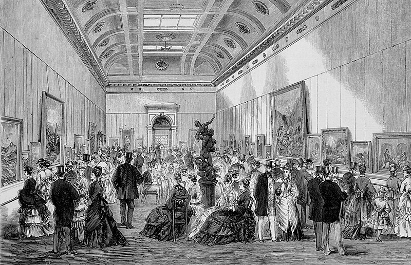File:Opening of the new fine arts gallery NGV 1875.jpg