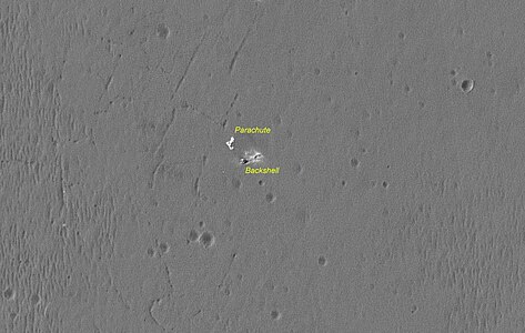 Parachute- en landercapsule, MRO (29 november 2006)