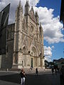 Orvieto: Duomo, complete facade, from the left