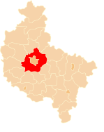 Localização do Condado de Posnânia na Grande Polónia.
