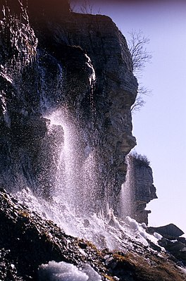 Clint baltico vicino alla penisola di Pakri