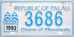 Palau license plate 1990.png