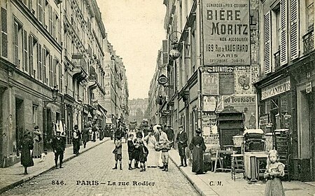 Paris.Rue Rodier