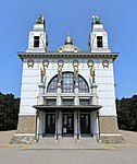 Kirche am Steinhof med dess moriska torn