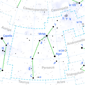 Sternbild Perseus: Beschreibung, Geschichte, Mythologie