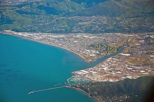 Aerial view of Petone and Seaview