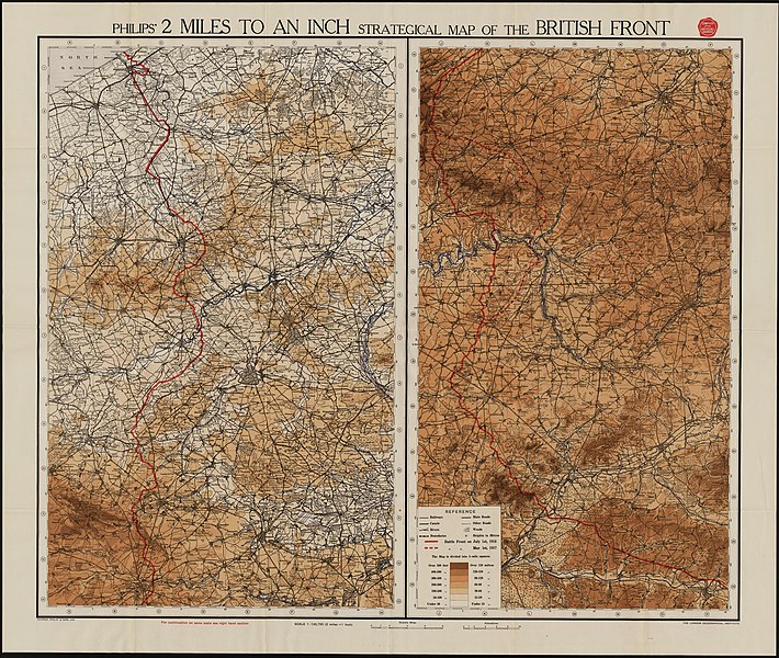 File:Philips' 2 miles to an inch strategical map of the British Front (5008295).jpg