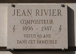 Plaque au no 18.