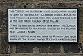 Plaque on 180 Breck Road, Wallasey